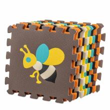 Bebe Basic Puzzle Art.KX5208  Bērnu daudzfunkcionālais grīdas paklājs puzle no 9 elementiem