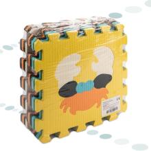Bebe Basic Puzzle Art.KX5208  Bērnu daudzfunkcionālais grīdas paklājs puzle no 9 elementiem