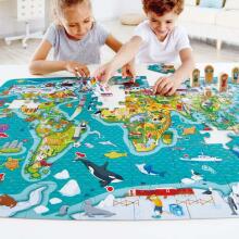 Hape World Tour Art.E1626  Напольный  коврик пазл (100 шт.)