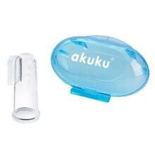 AKUKU 143625 Силиконовая щетка-напальчник для первых зубов