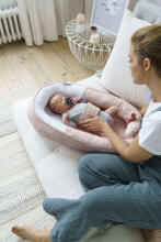 Doomoo Baby Cocoon Art. CO09 Misty Pink Ligzdiņa - kokons jaundzimušajiem Babynest