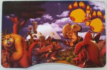 Baby Land Art.HC53B Blue Krāsains darba galds ar krēslu