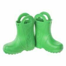 Crocs™ Kids' Handle It Rain Boot Art.12803-3E8 Grass Green Lietus zābaki