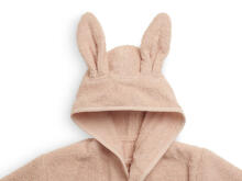 Jollein Bathrobe Art.060-808-00090 Pale Pink Детский махровый халатик с капюшоном