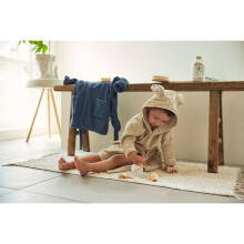 Jollein Bathrobe Art.060-808-00090 Pale Pink Детский махровый халатик с капюшоном