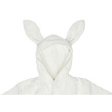 Jollein Bathrobe Art.060-809-66041 Ivory  Детский махровый халатик с капюшоном