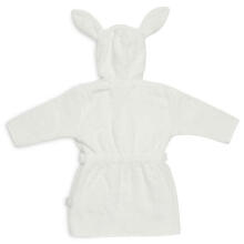 Jollein Bathrobe Art.060-809-66041 Ivory  Детский махровый халатик с капюшоном