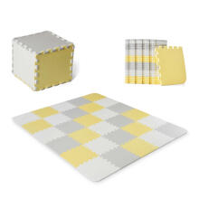 KinderKraft'22 Luno Shapes Art.KPLUSH00YEL0000 Puzzle floor mat for children