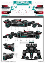 RASTAR Mercedes-AMG F1 W11 EQ Art.98500 1:18 RC automašīna