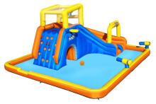 BESTWAY piepūšamā atrakcija Super Speedway Mega Water Park, 5.51m x 5.02m x 2.65m, 53377
