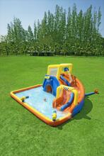 BESTWAY piepūšamā atrakcija Super Speedway Mega Water Park, 5.51m x 5.02m x 2.65m, 53377