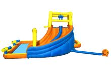 BESTWAY piepūšamā atrakcija Super Speedway Mega Water Park, 5.51m x 5.02m x 2.65m, 53377