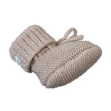 Lodger Slipper Folklore Merino Art.SLM 630_0-6 Beige  Мягкие  пинетки из мерино шерсти 0-6 мес.