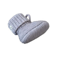 Lodger Slipper Folklore Merino Art.SLM 629_0-6 Drizzle  Мягкие  пинетки из мерино шерсти 0-6 мес.