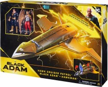 BLACK ADAM Art.6064871космический корабль с фигурками Черного Адама и Человека-Ястреба