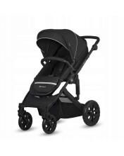 KinderKraft Prime Lite 3 in1 Art.KKWPRLIBLK3000 Black Универсальная коляска 3 в 1+стильная сумка