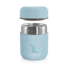 Miniland Silky Food Art.ML89244 Azure Termoss no nerūsējošas tēraudas 280ml