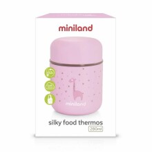 Miniland Silky Food Art.ML89245 Rose Nerūdijančio plieno termosas 280ml