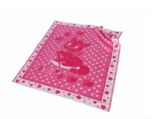 Kids Blanket Cotton  Art.G00011 Pink Cat pleds/sega bērniem 100x140cm,(B kvalitātes kategorija)
