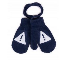 Cimdiņi ar atstarojošu apdruku 12 cm BOY RED-0236