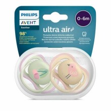 Philips Avent Ultra Air Deco Art.SCF085/13   Silicone soothers 0-6 mēn (2 gab)