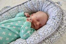 Baby Babynest Art.144439 Ligzdiņa - kokons jaundzimušajiem (roku darbs)