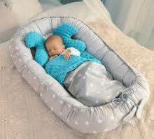 Baby Babynest Art.144441 Rabbit Гнездышко – кокон для новорожденных (ручная работа)