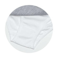 NORD TEXTILE Slip Girl Art.417701-3 Stripes apakšbiksītes no 100% kokvilnas,3 gab (92-140 cm)