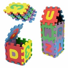 SunTaToys Floor Puzzle Art.1001 Многофункциональный напольный пазл-коврик буквы  из 10 элементов
