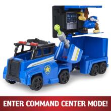 PAW Patrol, Big Truck Pup’s Chase Transforming Toy Trucks with Collectible Action Figure, Kids Toys for Ages 3 and up
