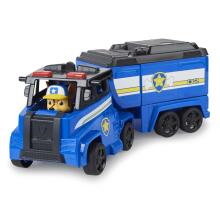 PAW Patrol, Big Truck Pup’s Chase Transforming Toy Trucks with Collectible Action Figure, Kids Toys for Ages 3 and up