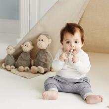 MATCHSTICK MONKEY košļājamā rotaļlieta 3m+ Grey MM-T-001