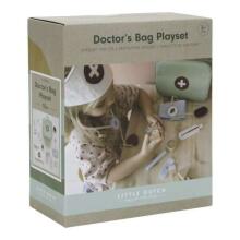 Little Dutch Doctor’s bag playset  Set Art.2547 Koka ārsta komplekts