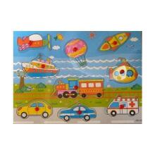 Wooden Puzzles Art.KX7880_4 Bērnu koka puzle