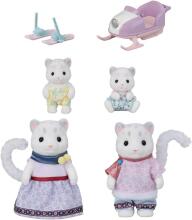 Sylvanian Families Семья снежных леопардов – лыжный набор Art.5814