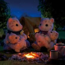 Sylvanian Families Семья снежных леопардов – лыжный набор Art.5814