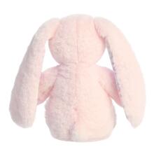 AURORA Rainbow Gingham Bunnies Plush Pink Bunny, 18 cm