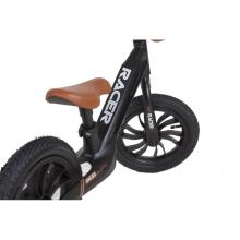 Aga Design Qplay Racer Art.20516 Brown  Детский велосипед - бегунок с металлической рамой и надувными колёсами