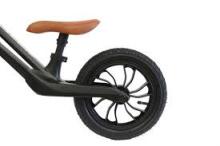 Aga Design Qplay Racer Art.20516 Brown  Детский велосипед - бегунок с металлической рамой и надувными колёсами