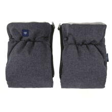 Womar Mufta Premium Art.145671  Melange Graphite  ratu cimdi ar aitas vilnu