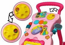 Baby Car Walker Art.92820  Mazuļu mūzikālais interaktīvais staigulītis-galdiņš 2 vienā