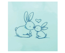 Tega Baby Bunnies Art.KR-011-105  Детская ванночка     92 см