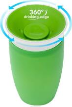 MUNCHKIN Sippy krūzīte, zaļa, Miracle 360, 12m+, 296ml, 01244502