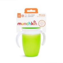 MUNCHKIN treniņa krūzīte, Miracle 360, zaļa,  6m+,207 ml, 01244302