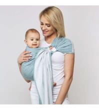 Lakats-slings HUG ME beige leaves WOMAR CHK-033