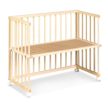 Klups Piccolino  Art.WY651 natural Bērnu koka gultiņa 90 х 40 cm