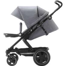 BRITAX Ratiņi GO NEXT² BLACK Grey Melange 2000029406
