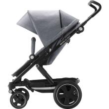 BRITAX Ratiņi GO NEXT² BLACK Grey Melange 2000029406