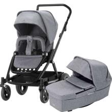 BRITAX Ratiņi GO NEXT² BLACK Grey Melange 2000029406