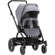BRITAX Ratiņi GO NEXT² BLACK Grey Melange 2000029406